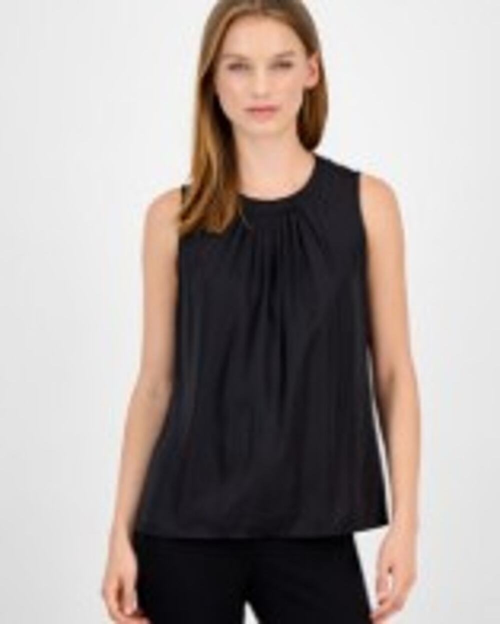 LOFT Women’s Black Sleeveless Tank Blouse Petite Small